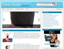 Tablet Screenshot of dancestudioparents.com